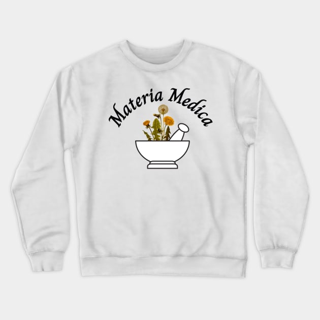 Materia Medica for the Herbalist Crewneck Sweatshirt by EdenLiving